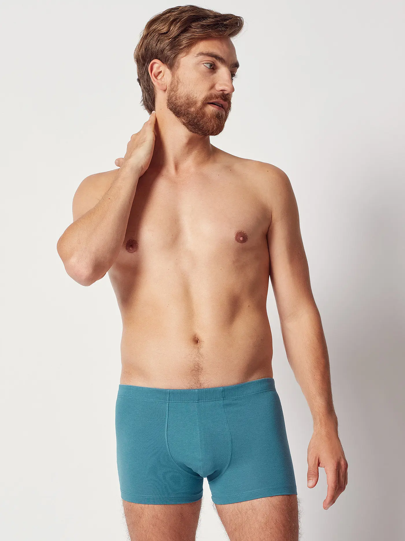 HUBER | Pants 3er Pkg  Just Comfort white | blau
